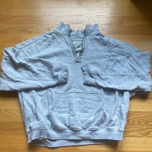 Aerie Grey Quarter Zip